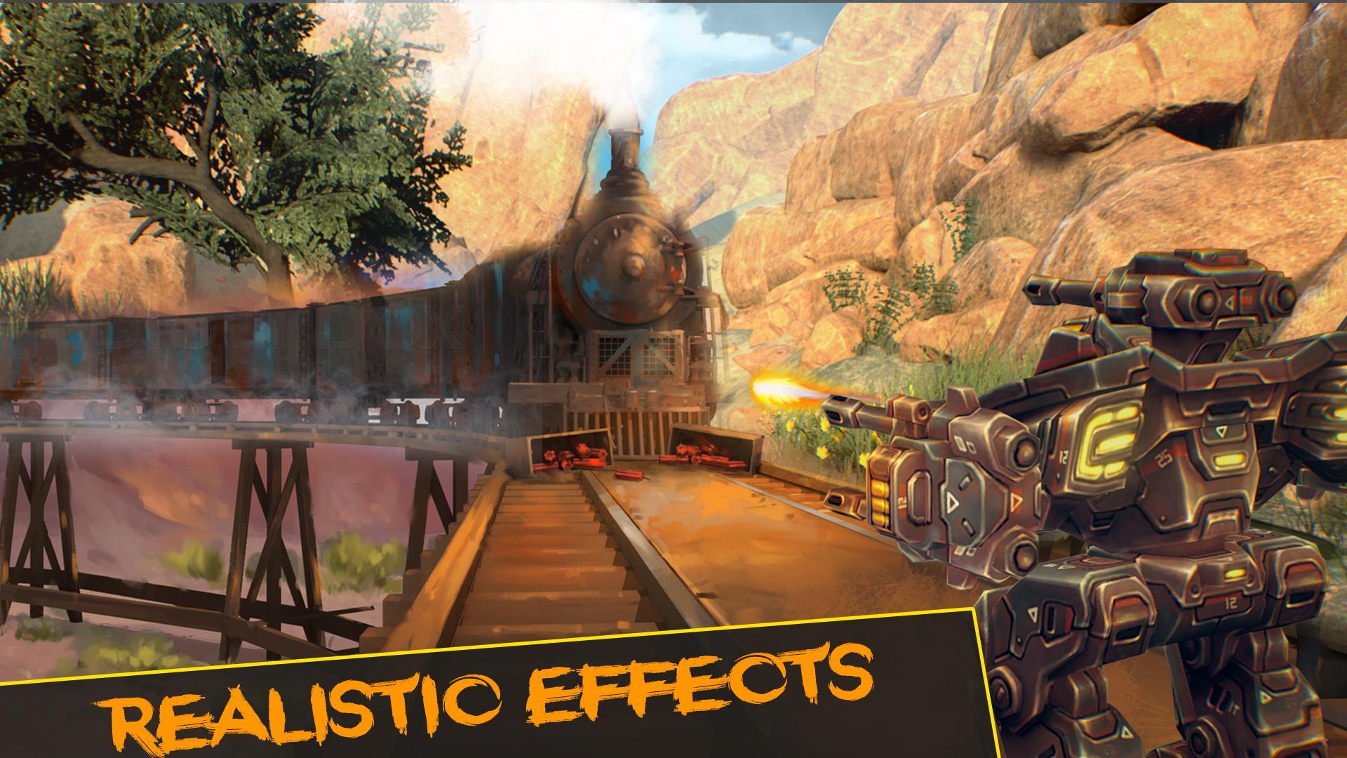 Tornado Robot Train Simulator:Free Robot Games для Андроид - скачать APK