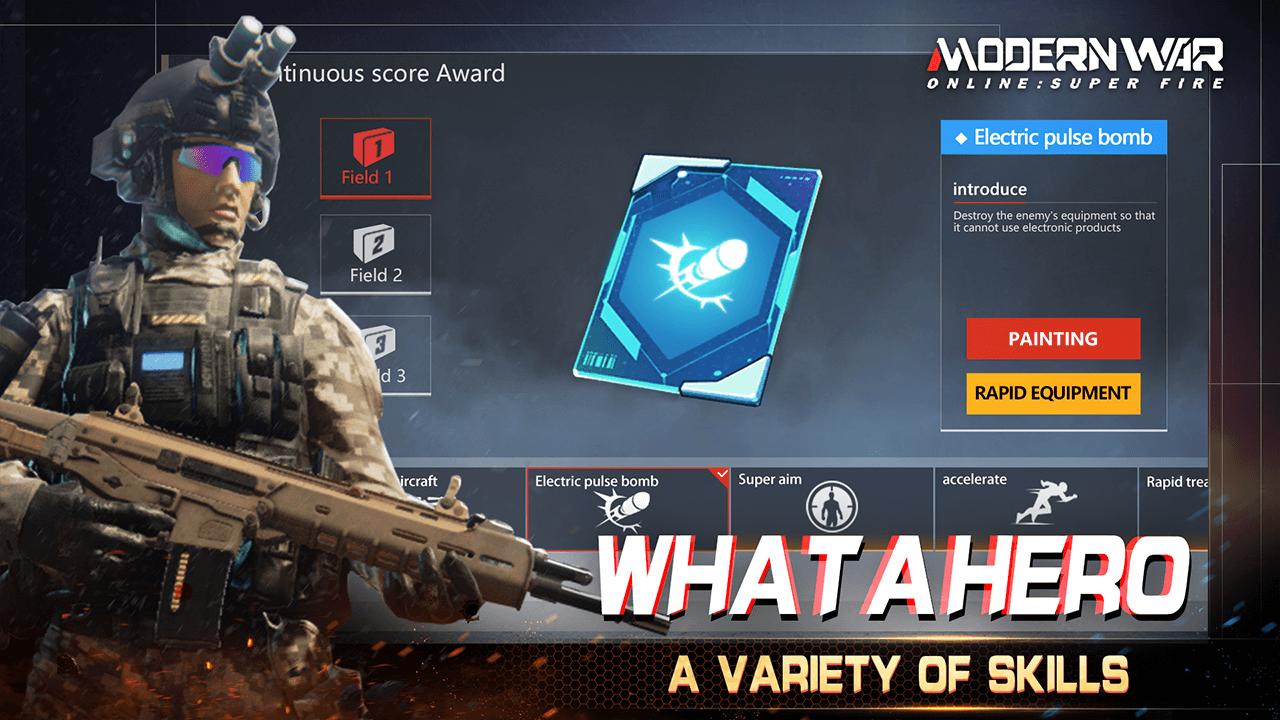 Modern War Online: Super Fire APK v1.53 4 You are able to craft your own weapons, which is one of the most significant new features introduced with Modern War Online: Super Fire