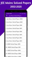 JEE Main Solved Papers Offline screenshot 1