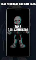 Sans Vid Call And Chat Simulator From Undertall Affiche