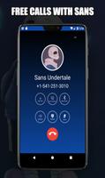 Sans Vid Call And Chat Simulator From Undertall capture d'écran 2