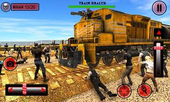 US Army Train Zombie Shooting পোস্টার