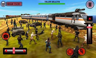 US Army Train Zombie Shooting স্ক্রিনশট 2