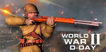 D日第二次世界大戦バトル：ww2シューティングゲーム3D