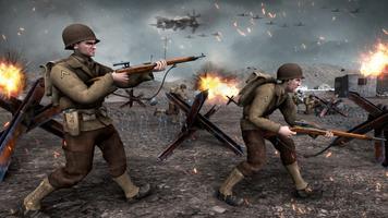 D日第二次世界大戦バトル：ww2シューティングゲーム3D スクリーンショット 1