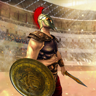 Herói da glória da arena do gl ícone