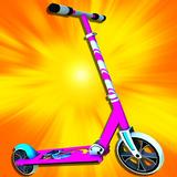 الحيل تزلج bmx الهواء سكوتر أيقونة