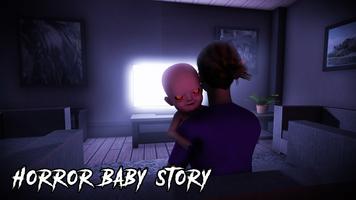 공포 집의 무서운 아기: 유령의 집 게임 포스터