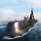 modern warships submarine game أيقونة