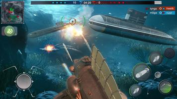 modern warships submarine game تصوير الشاشة 1