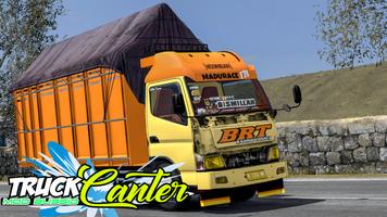 Mod Bussid Truck Canter Cartaz