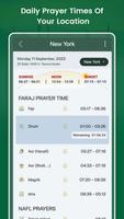 Muslim Horaires prière Coran capture d'écran 1