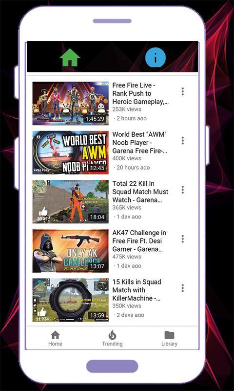 Total Gaming Videos For Free Fire Lover For Android Apk
