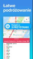 New York Transit • Mapy MTA Bus Times i metra plakat