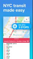 New York Transit • MTA Bus Times & Subway Maps الملصق