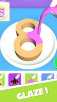 Number Cakes 3D Affiche