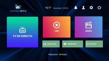 Totem IPTV syot layar 1