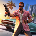 Miami Gangster Crime City Game icône