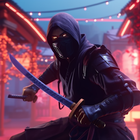 Shadow Ninja Fighting 3D Game أيقونة