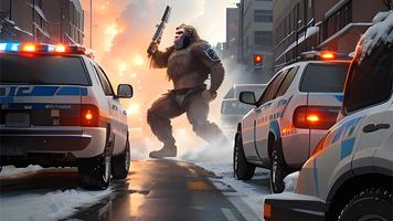 Angry Gorilla Apes City Games screenshot 1