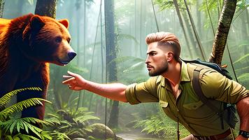 Hero Jungle Survival Games 3D ポスター