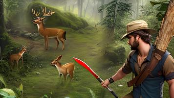 Hero Jungle Survival Games 3D syot layar 1