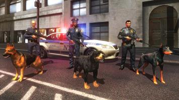 US Police Dog Games Affiche
