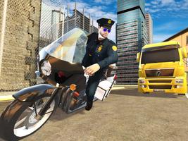 US Police Bike Chase Game syot layar 2