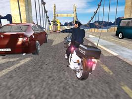 US Police Bike Chase Game syot layar 3