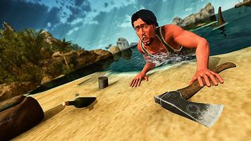 Raft Survival Island 3D Games captura de pantalla 1