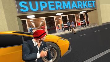 Supermarket Robbery Crime 3D Affiche