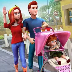 Virtual Happy Family Life Game APK 下載