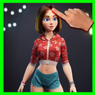 آیکون‌ Touch Girl Game