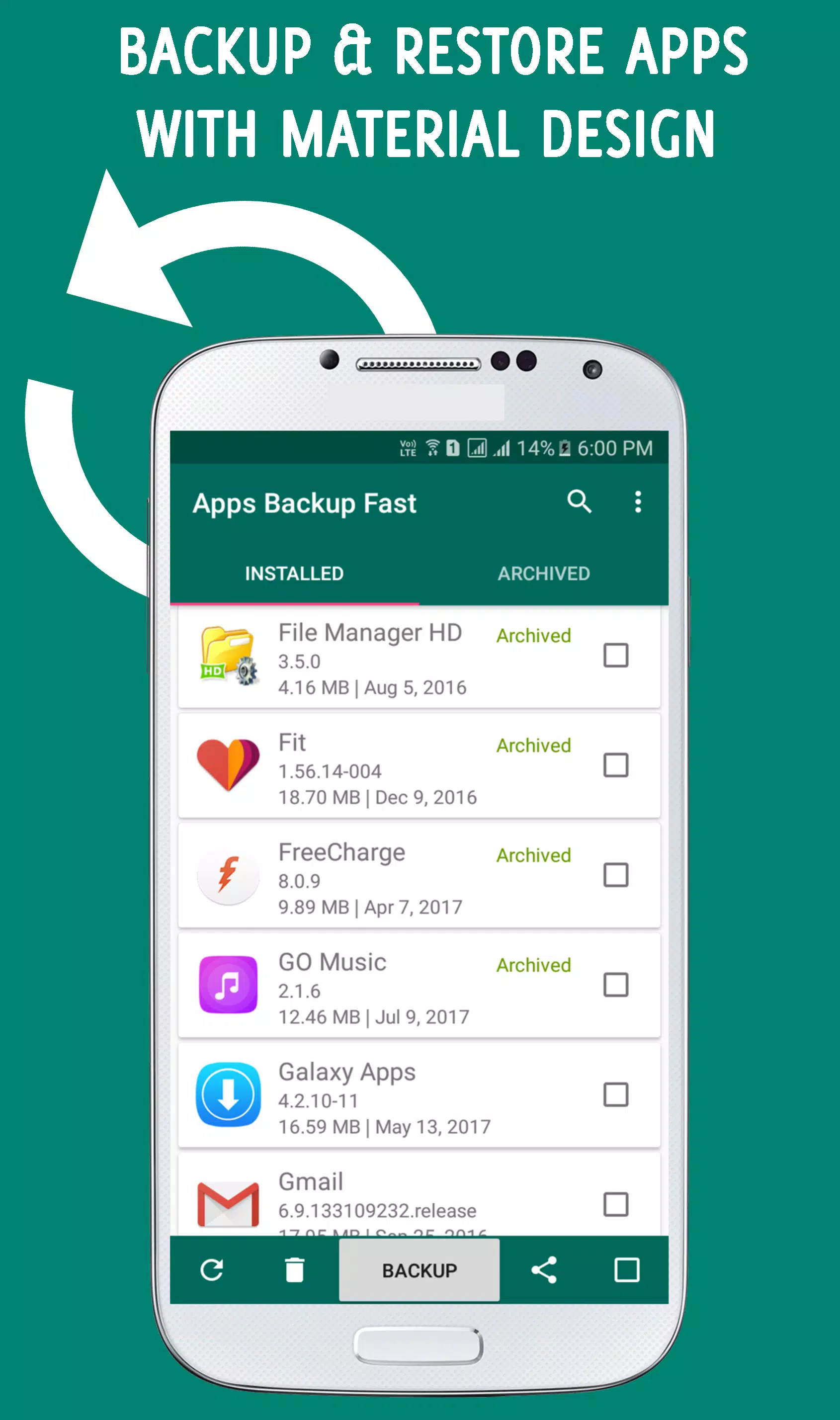 Android app backup and restore apk download