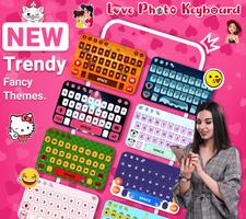 Love Photo Keyboard Neon Theme ảnh chụp màn hình 1