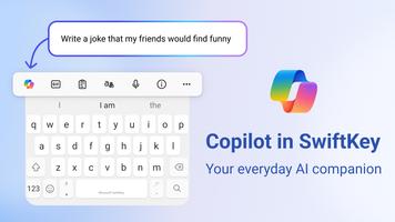 Microsoft SwiftKey AI کی بورڈ پوسٹر