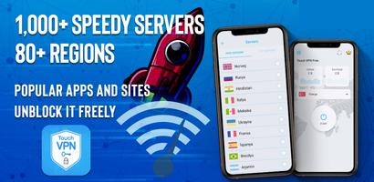 برنامه‌نما TouchVPN Proxy Lite - VPN APP عکس از صفحه