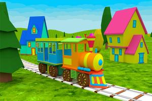 Timpy ABC-Zug - 3D Kind Spiel Plakat