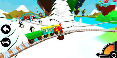 3D Train Engine Driving Game For Kids & Toddlers screenshot 3