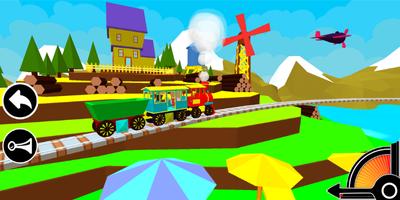 3D Train Engine Driving Game For Kids & Toddlers poster
