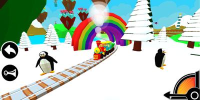 3D Train Engine Driving Game For Kids & Toddlers screenshot 1