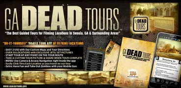 GA DEAD TOURS - TWD LOCATIONS MAP