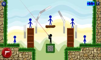 Stickman Shooter : Bullet Puzzle পোস্টার