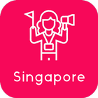 Reisplanner naar Singapore-icoon