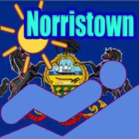 Norristown Tourist Map Offline Plakat
