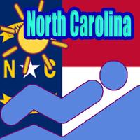 North Carolina Tourist Map 海报