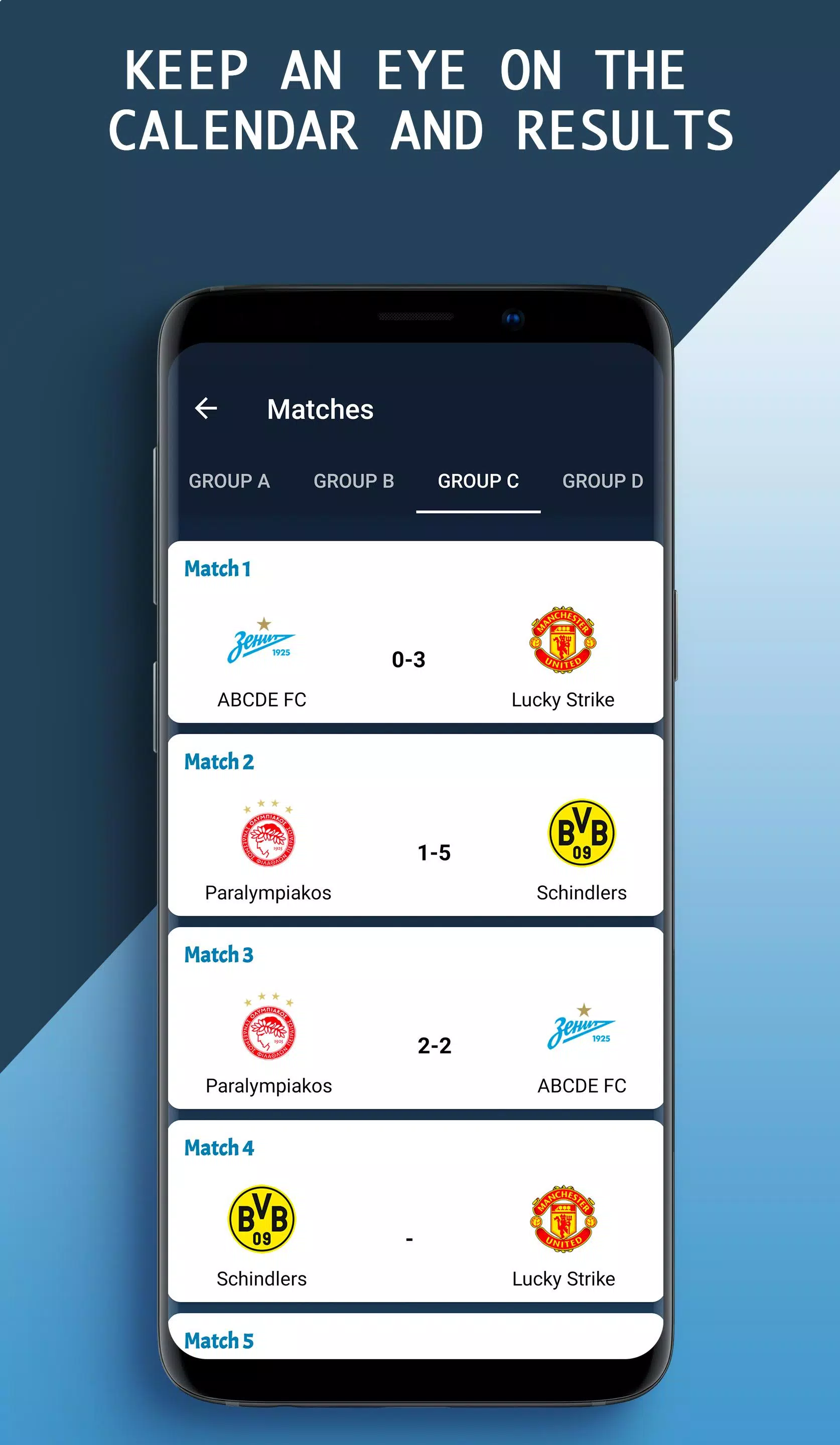 Tournament Manager for Android - Download the APK from Uptodown