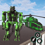 Army Helicopter Robot Car Tran icon