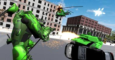 Army Helicopter Robot Car Tran screenshot 1