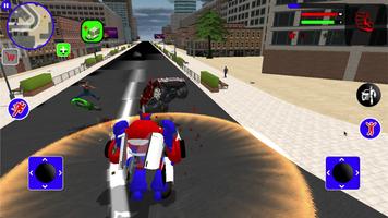 Police Car Robot Transform screenshot 3